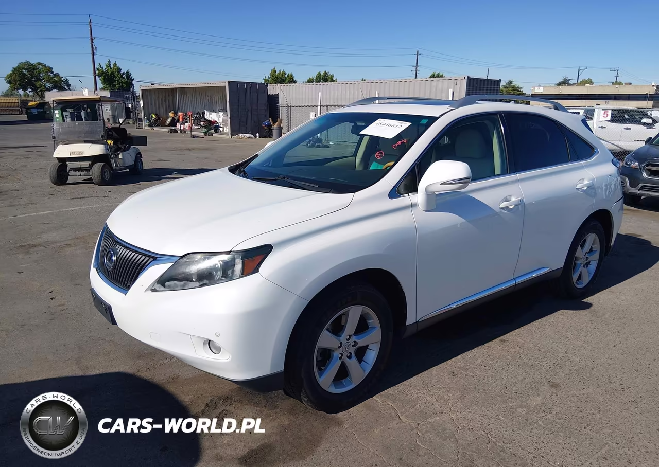 2012 Lexus Rx 350 VIN:2T2ZK1BA6CC075434 - 2
