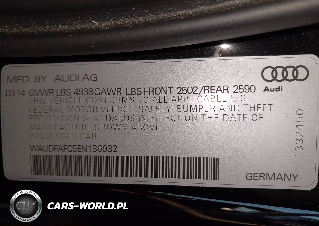2014 Audi A6 2.0T Premium VIN:WAUDFAFC5EN136932 - 9