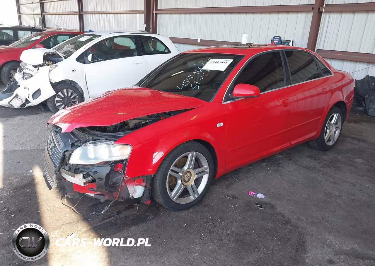 2008 Audi A4 VIN:WAUAF78E38A051314 - 2