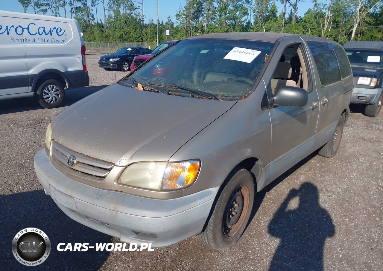 2001 Toyota Sienna Ce VIN:4T3ZF19C01U380172 - 2