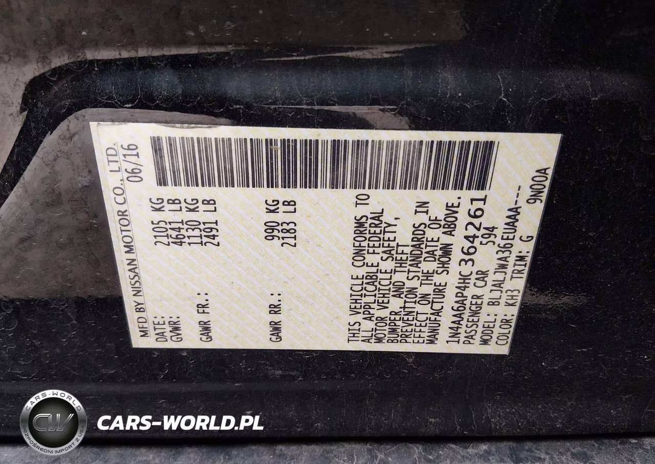 2017 Nissan Maxima 3.5 Platinum-3.5 S-3.5 Sl-3.5 Sr-3.5 Sv VIN:1N4AA6AP4HC364261 - 9