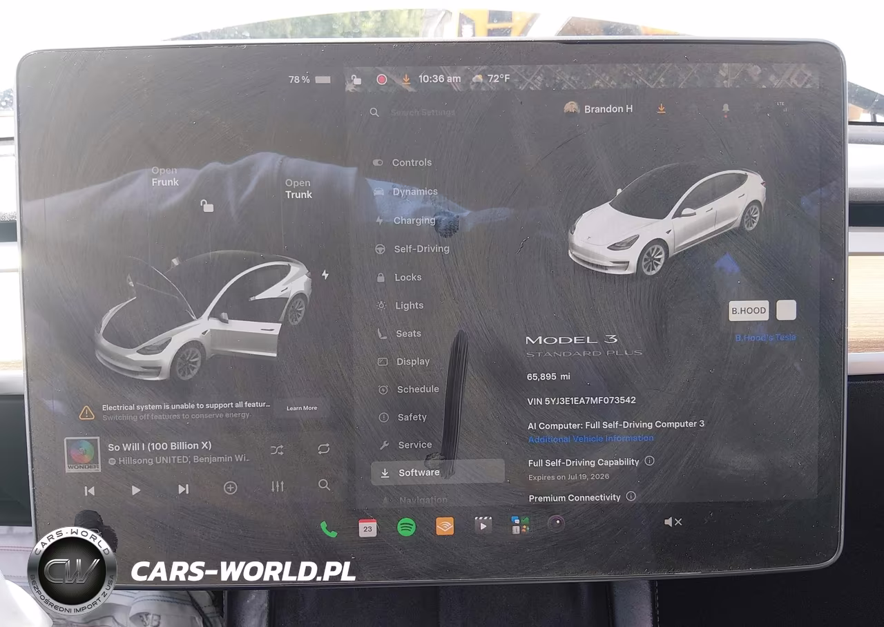 2021 Tesla Model 3 Standard Range Plus Rear-Wheel Drive VIN:5YJ3E1EA7MF073542 - 7
