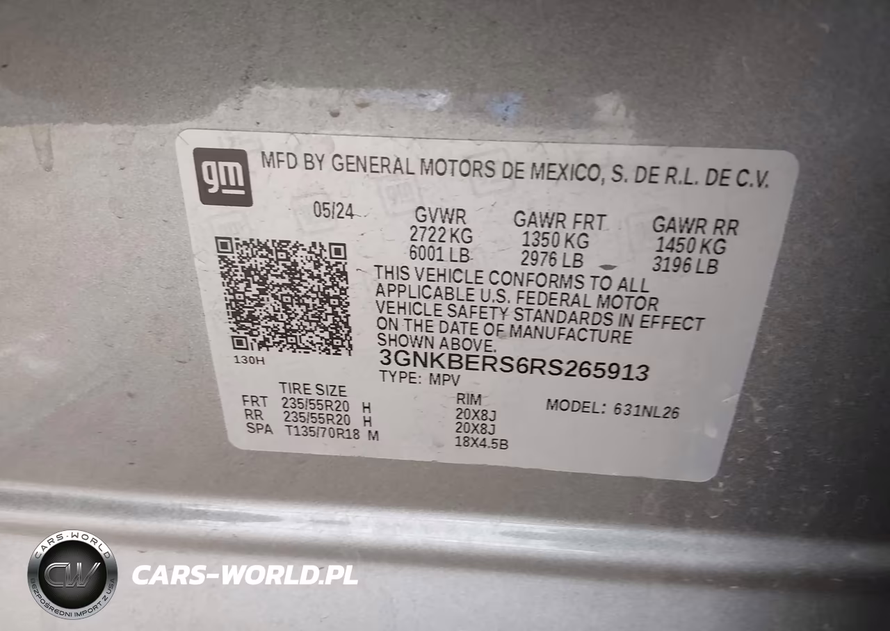 2024 Chevrolet Blazer Fwd Rs VIN:3GNKBERS6RS265913 - 9