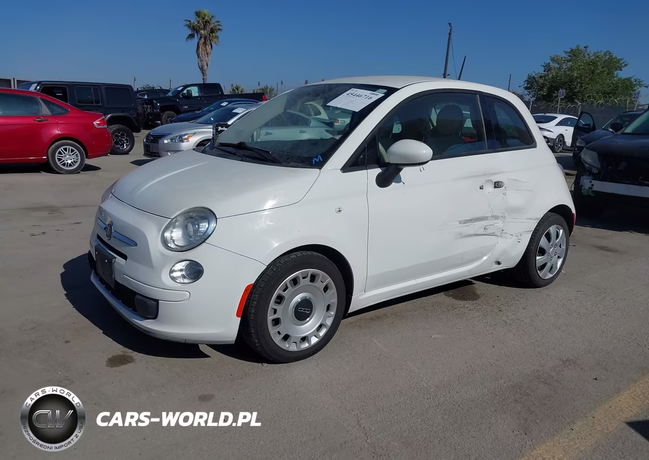 2015 Fiat 500 Pop VIN:3C3CFFAR1FT545328 - 2