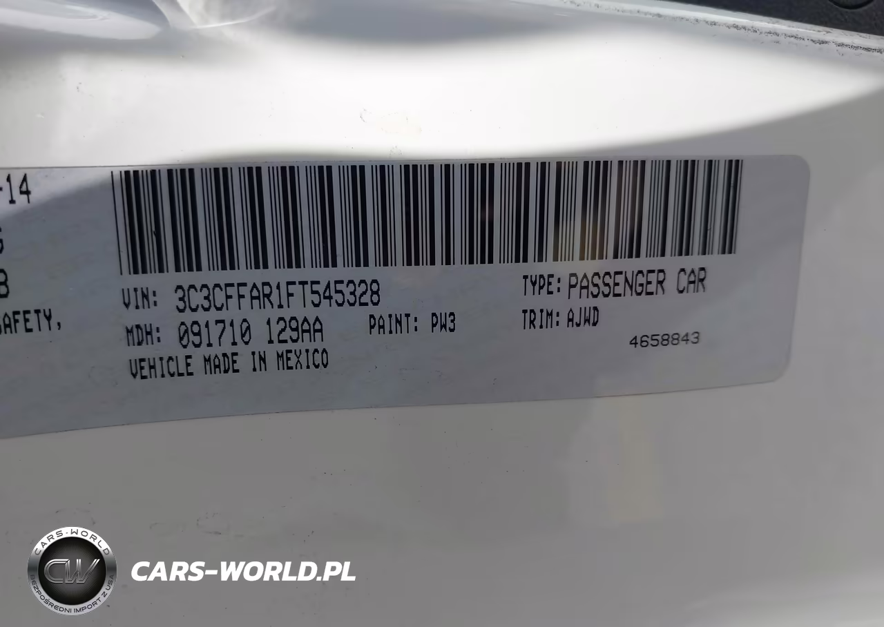 2015 Fiat 500 Pop VIN:3C3CFFAR1FT545328 - 9