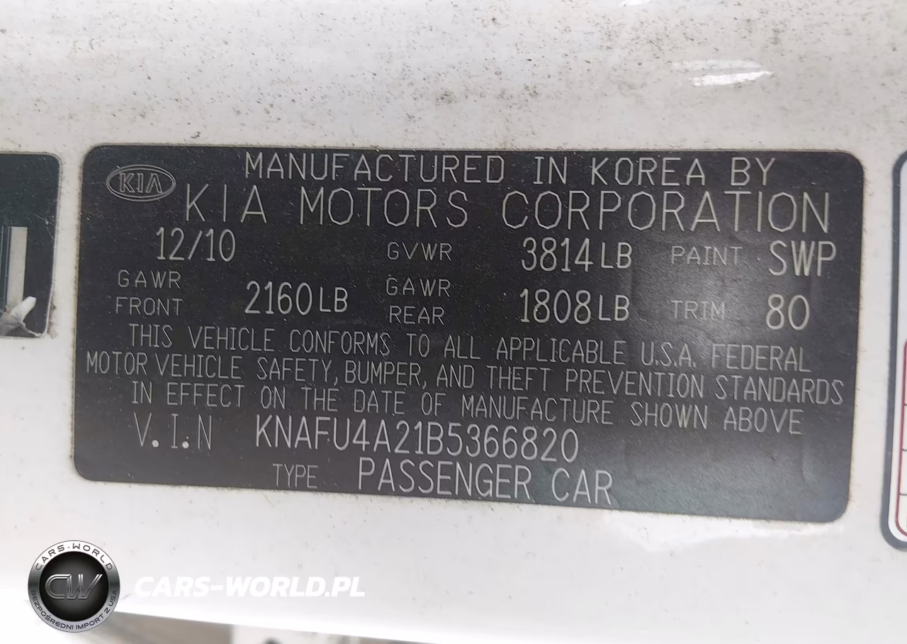 2011 Kia Forte Ex VIN:KNAFU4A21B5366820 - 9