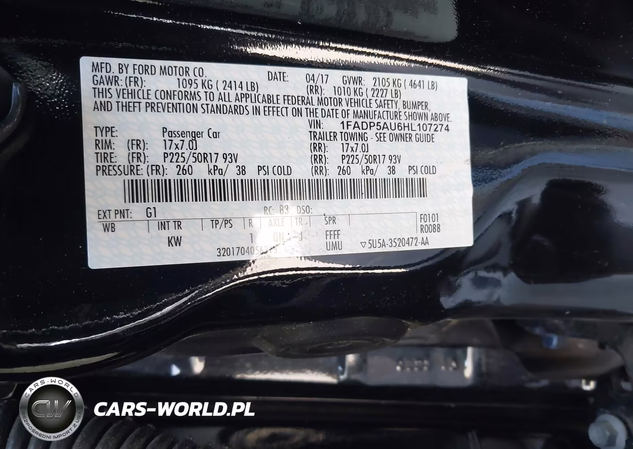 2017 Ford C-Max Hybrid Se VIN:1FADP5AU6HL107274 - 9