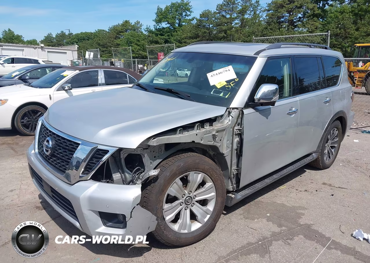 2017 Nissan Armada Sl VIN:JN8AY2NC6H9502955 - 2