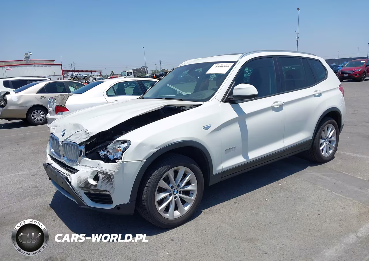 2017 BMW X3 Sdrive28I VIN:5UXWZ7C33H0X43373 - 2