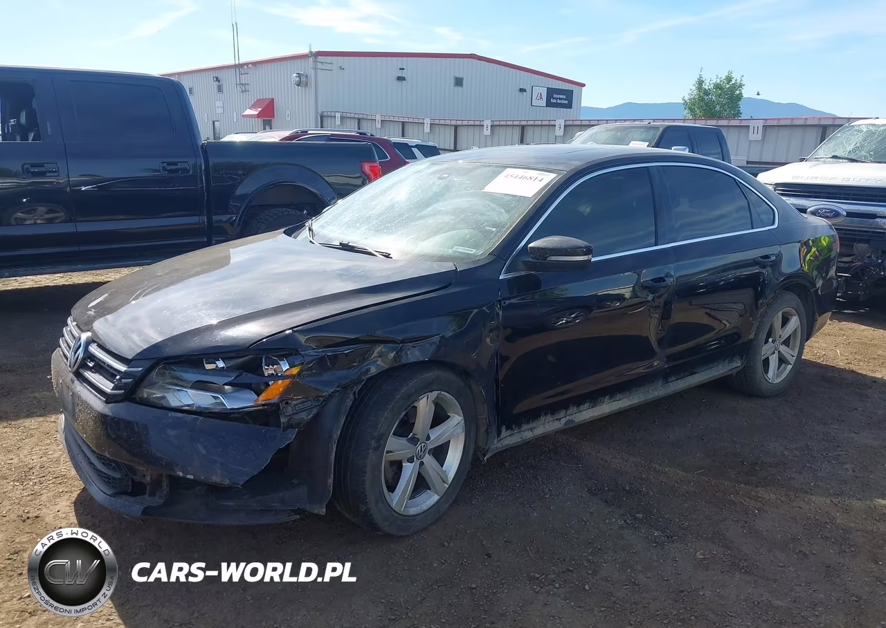 2013 Volkswagen Passat 2.5L Se VIN:1VWBP7A36DC025931 - 2