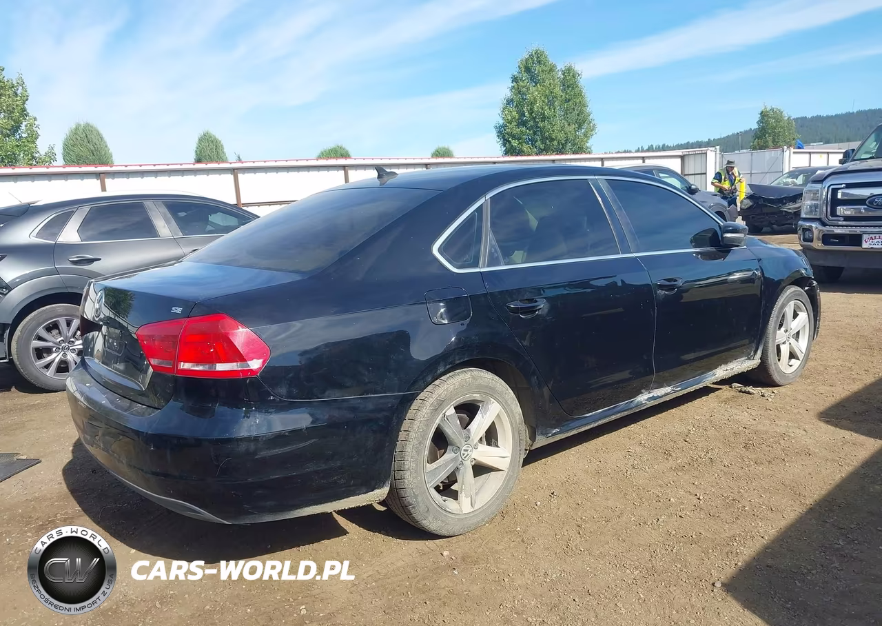 2013 Volkswagen Passat 2.5L Se VIN:1VWBP7A36DC025931 - 4