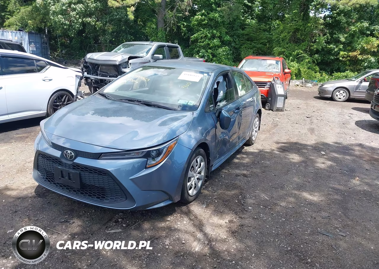 2021 Toyota Corolla Le VIN:JTDEPMAE1MJ167647 - 2