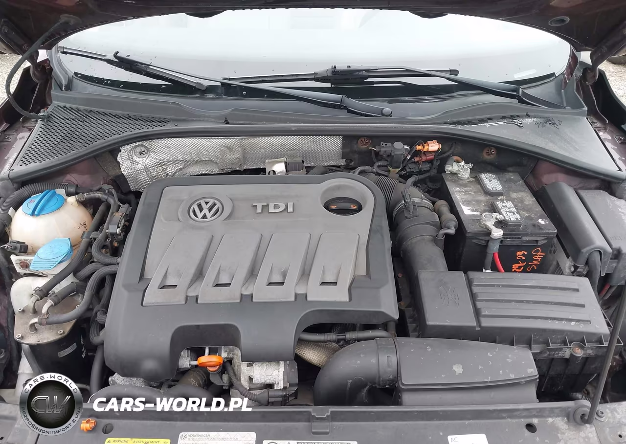 2013 Volkswagen Passat 2.0L Tdi Se VIN:1VWBN7A34DC035282 - 10