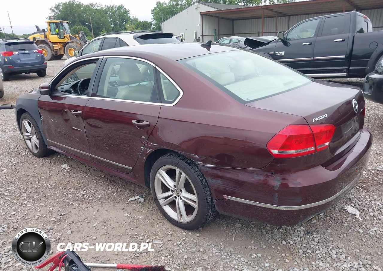 2013 Volkswagen Passat 2.0L Tdi Se VIN:1VWBN7A34DC035282 - 3