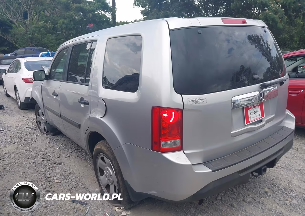 2013 Honda Pilot Lx VIN:5FNYF3H20DB040742 - 3