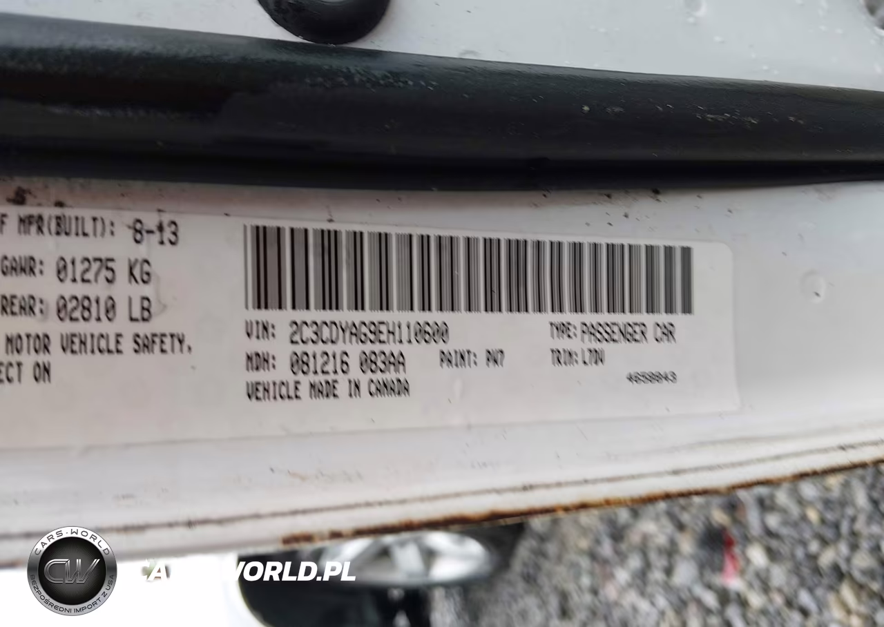 2014 Dodge Challenger Sxt VIN:2C3CDYAG9EH110600 - 9
