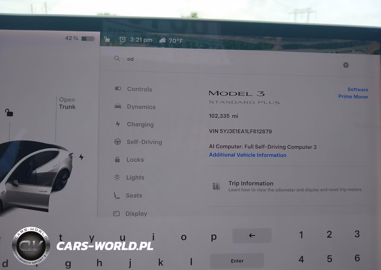 2020 Tesla Model 3 Standard Range Plus Rear-Wheel Drive-Standard Range Rear-Wheel Drive VIN:5YJ3E1EA1LF612879 - 7