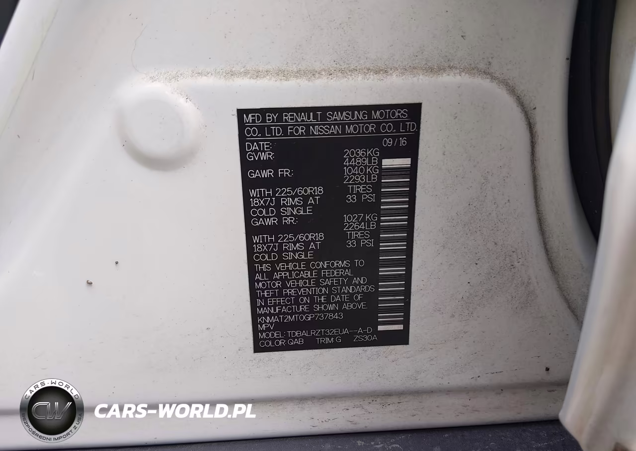 2016 Nissan Rogue Sl VIN:KNMAT2MT0GP737843 - 9