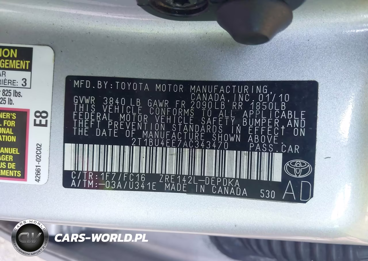 2010 Toyota Corolla Le VIN:2T1BU4EE7AC343470 - 9