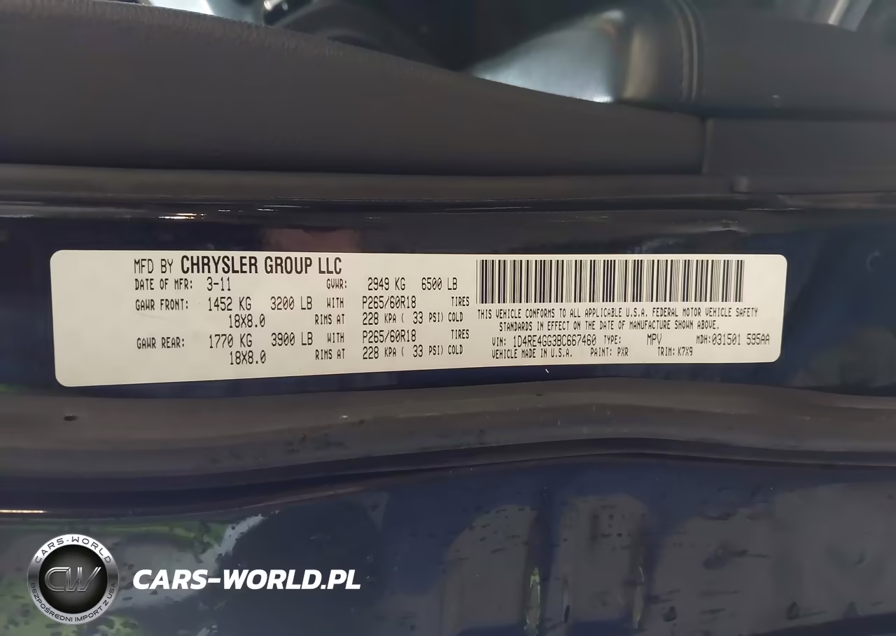 2011 Dodge Durango Crew VIN:1D4RE4GG3BC667460 - 9