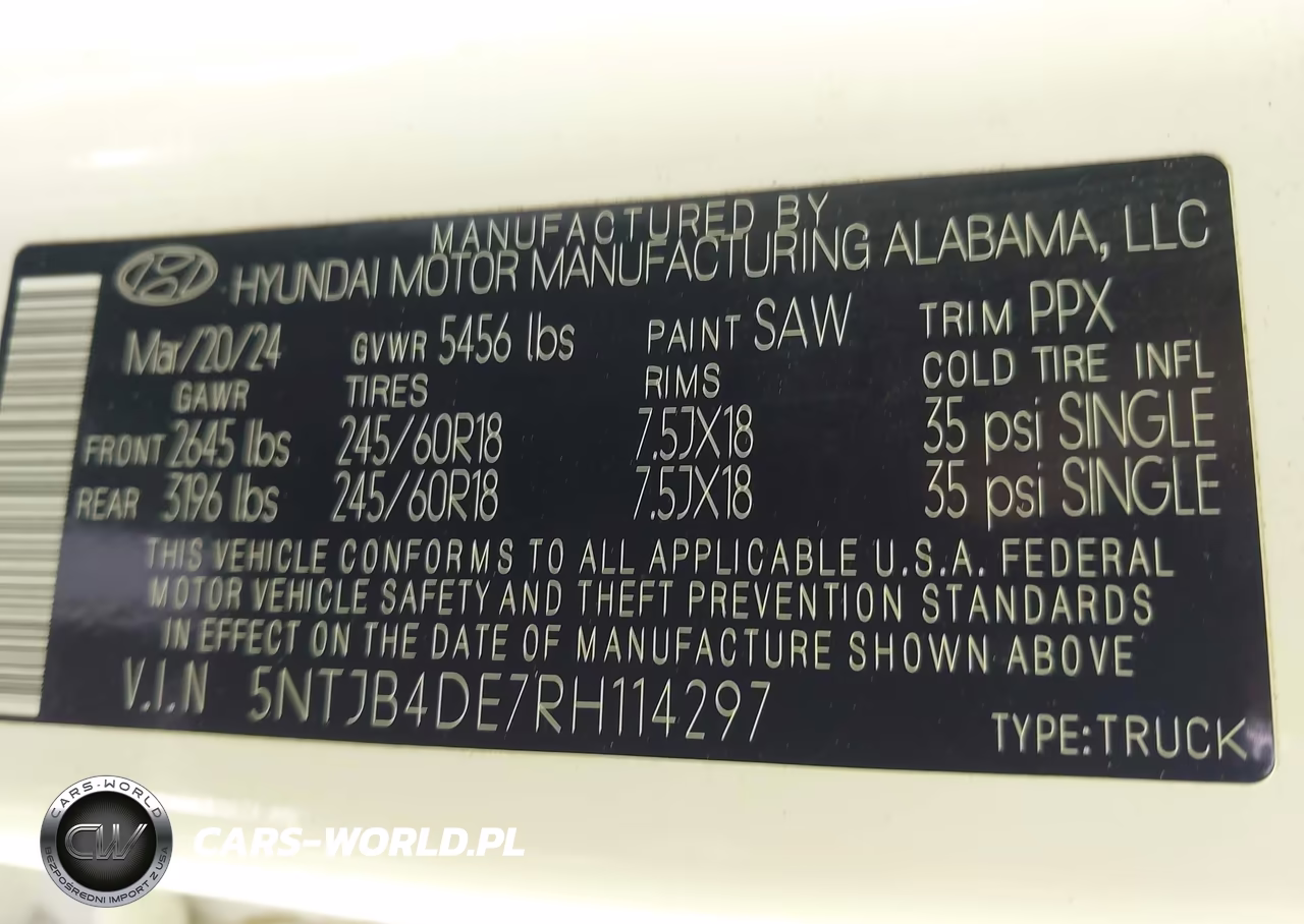 2024 Hyundai Santa Cruz Sel VIN:5NTJB4DE7RH114297 - 9