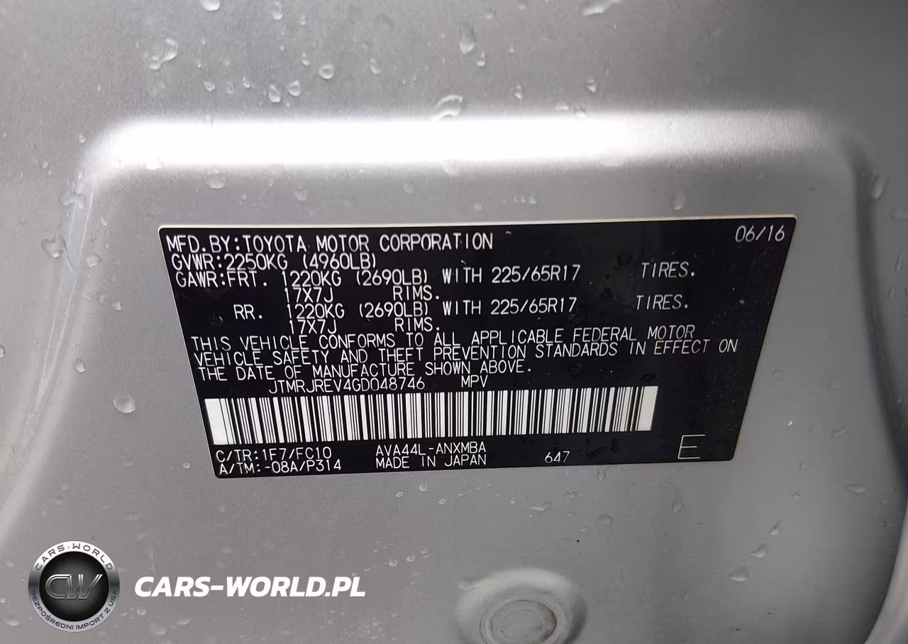 2016 Toyota Rav4 Hybrid Xle VIN:JTMRJREV4GD048746 - 9