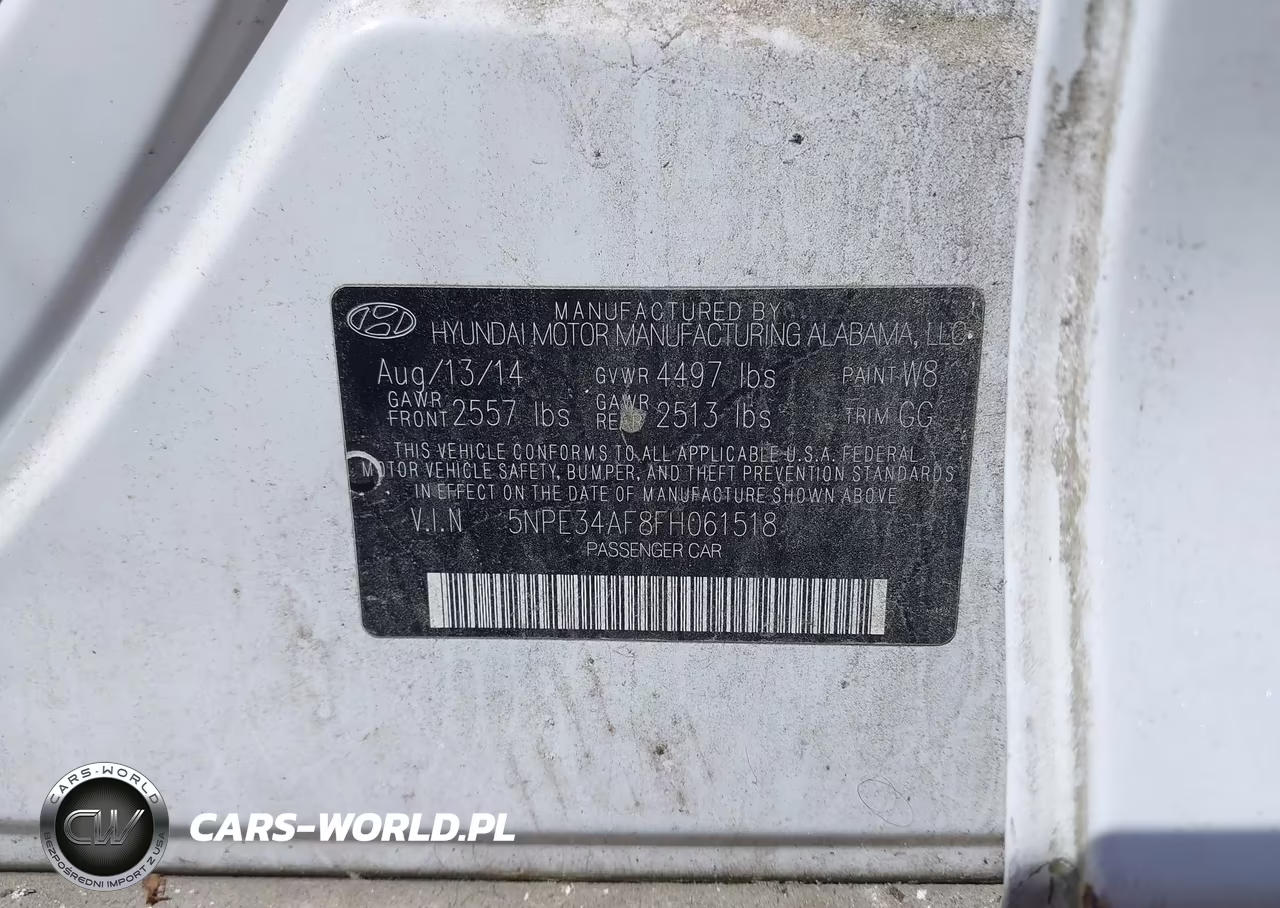 2015 Hyundai Sonata Sport VIN:5NPE34AF8FH061518 - 9