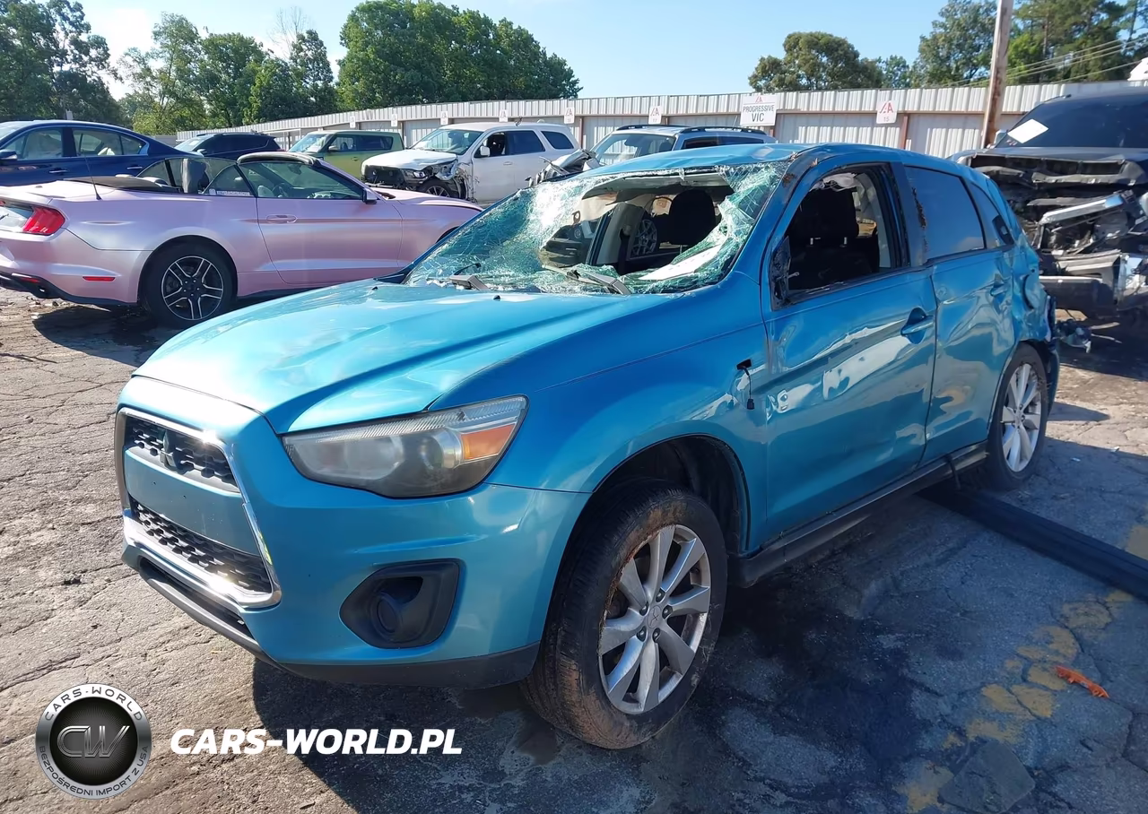 2014 Mitsubishi Outlander Sport Es VIN:4A4AP3AU3EE006509 - 2