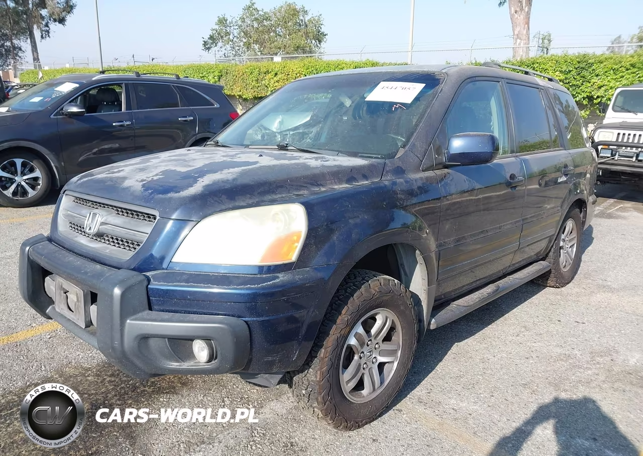 2004 Honda Pilot Ex-L VIN:2HKYF186X4H522384 - 2