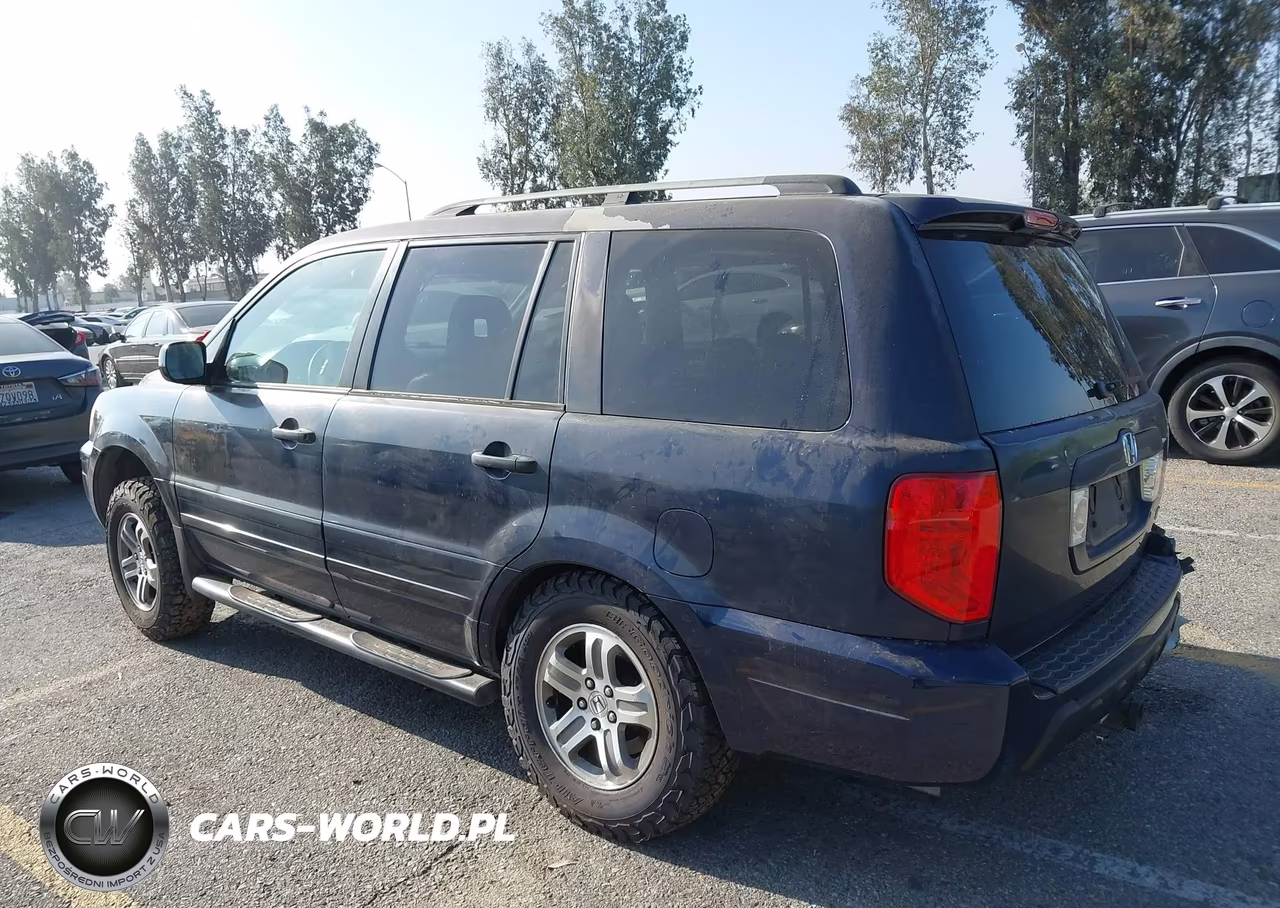 2004 Honda Pilot Ex-L VIN:2HKYF186X4H522384 - 3