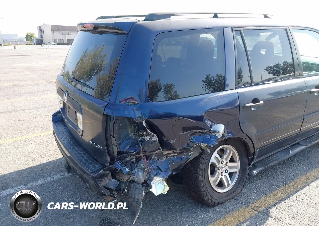 2004 Honda Pilot Ex-L VIN:2HKYF186X4H522384 - 6