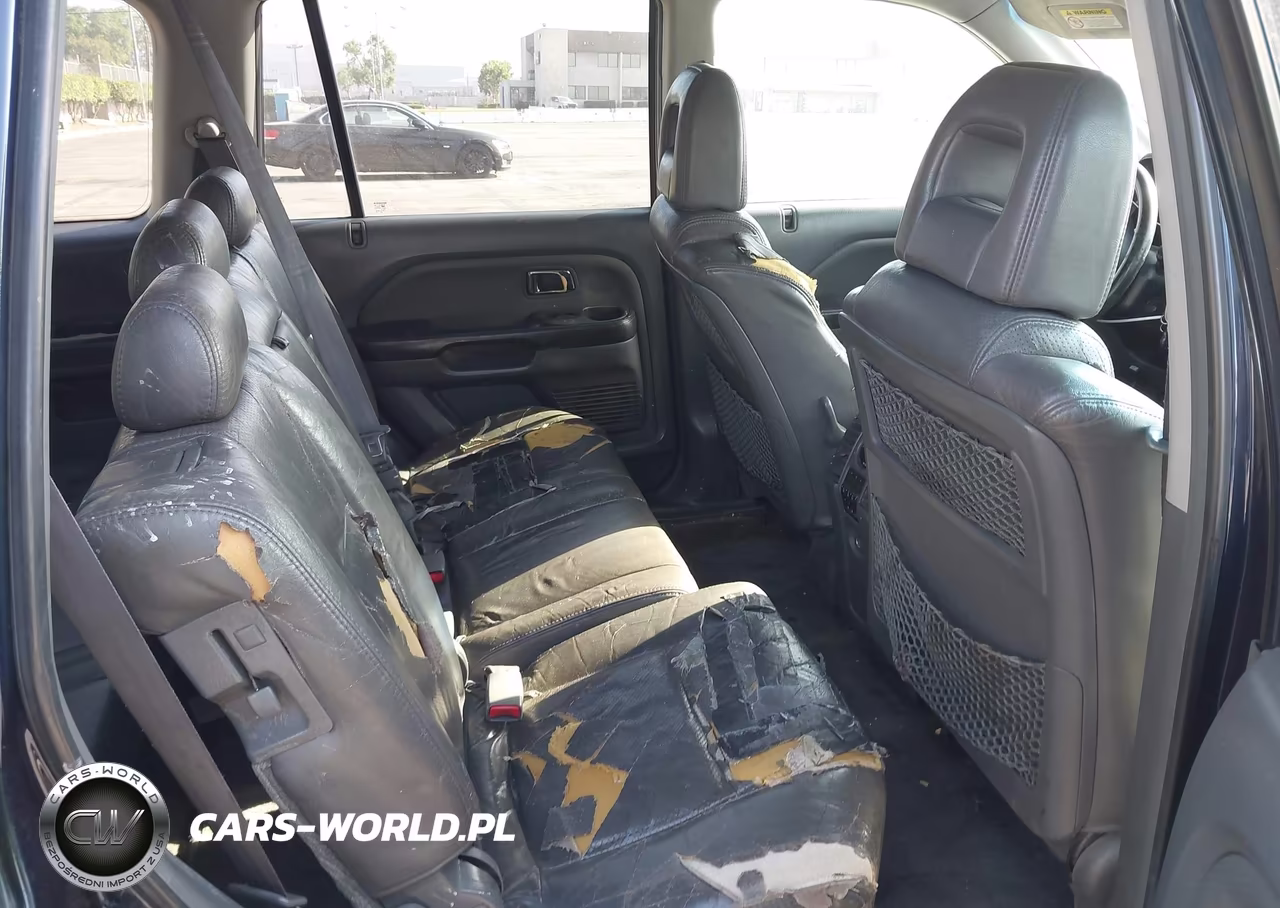 2004 Honda Pilot Ex-L VIN:2HKYF186X4H522384 - 8