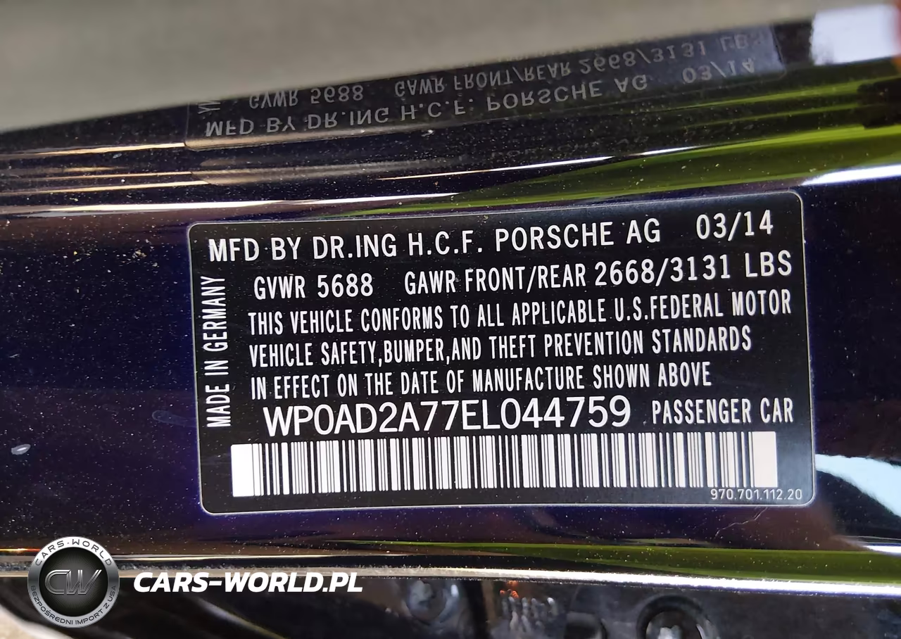 2014 Porsche Panamera E-Hybrid S VIN:WP0AD2A77EL044759 - 9