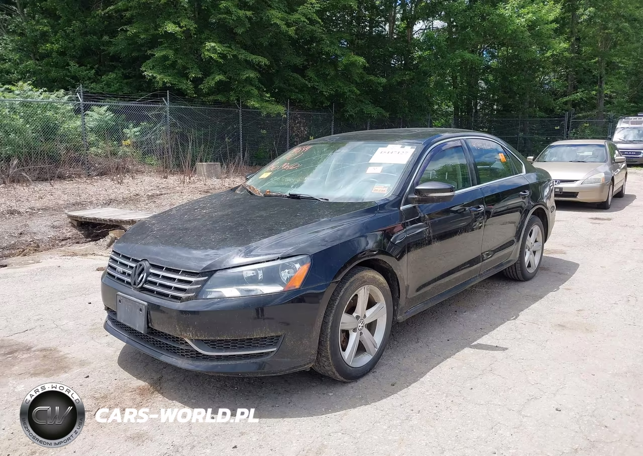 2012 Volkswagen Passat 2.0L Tdi Se VIN:1VWBN7A33CC080468 - 2
