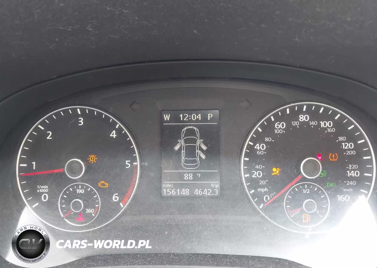 2012 Volkswagen Passat 2.0L Tdi Se VIN:1VWBN7A33CC080468 - 7