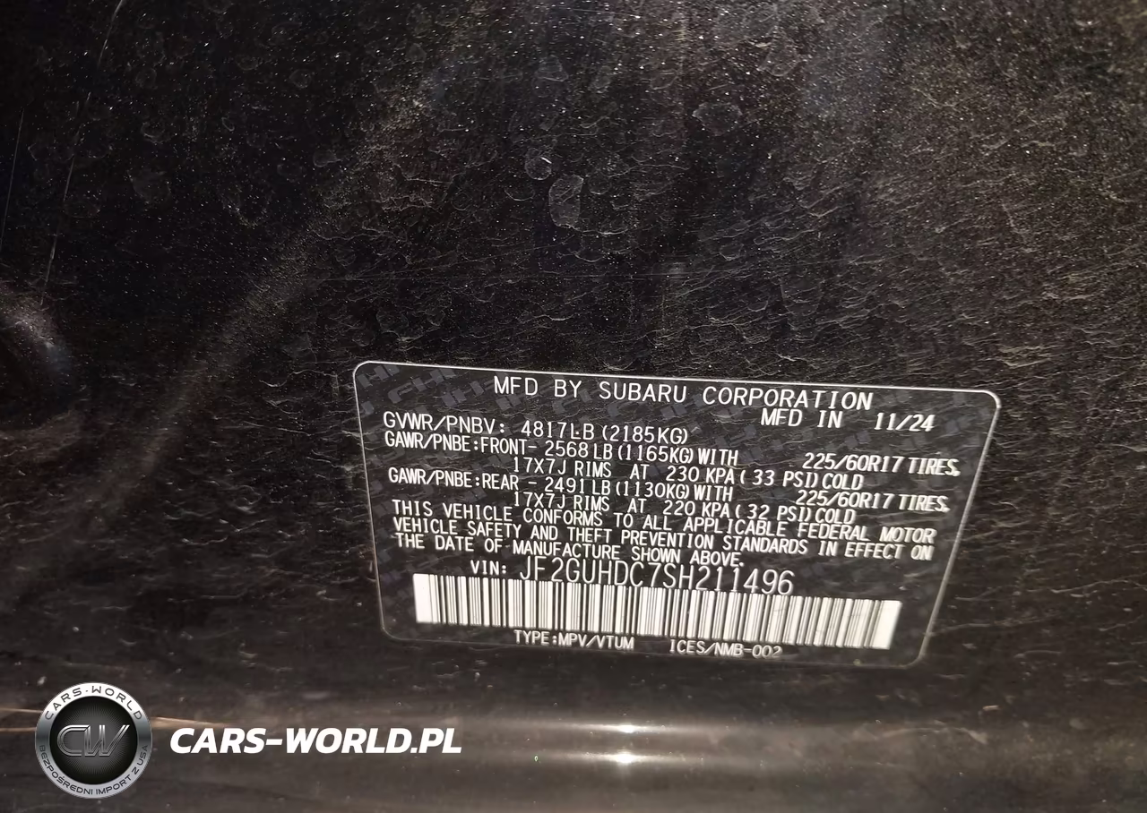 2025 Subaru Crosstrek Premium VIN:JF2GUHDC7SH211496 - 9