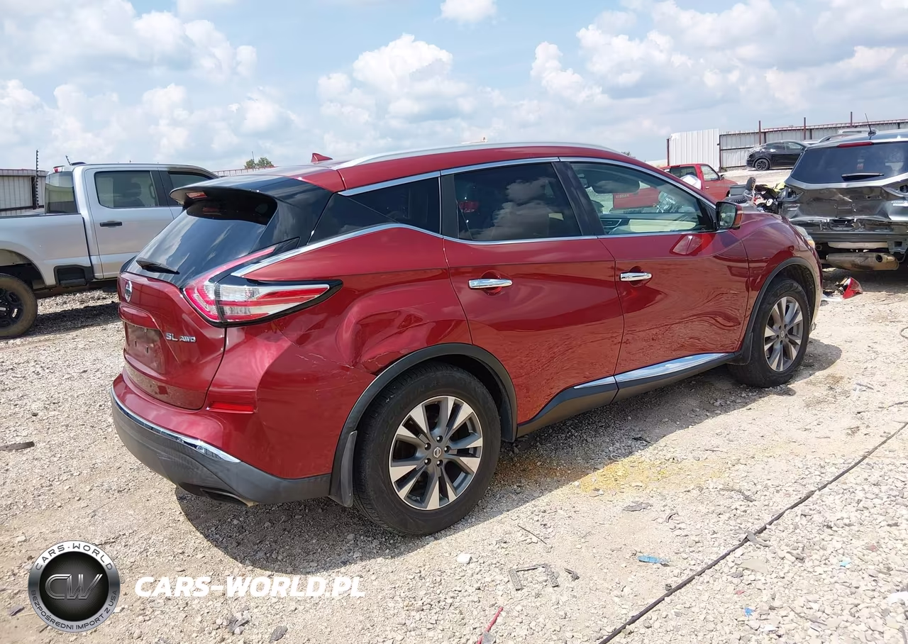2015 Nissan Murano Sl VIN:5N1AZ2MH7FN265284 - 4