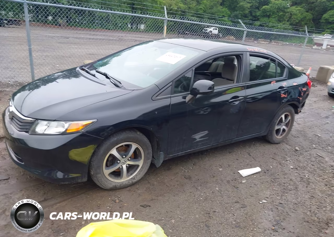 2012 Honda Civic Lx VIN:19XFB2F58CE346389 - 2