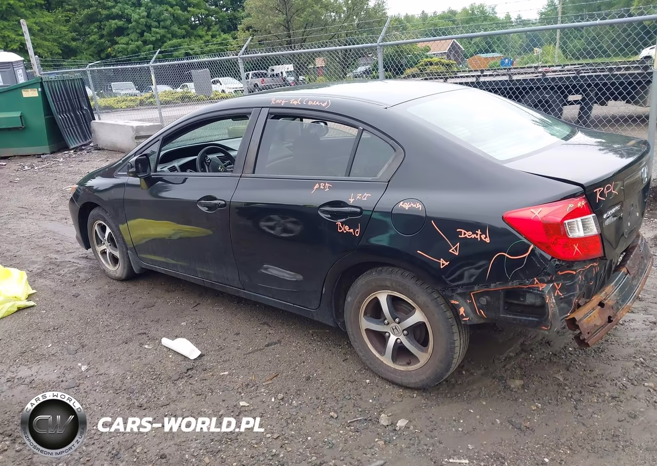 2012 Honda Civic Lx VIN:19XFB2F58CE346389 - 3