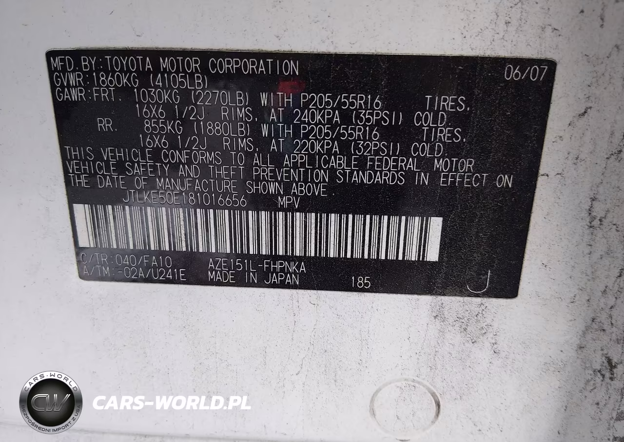 2008 Scion Xb VIN:JTLKE50E181016656 - 9