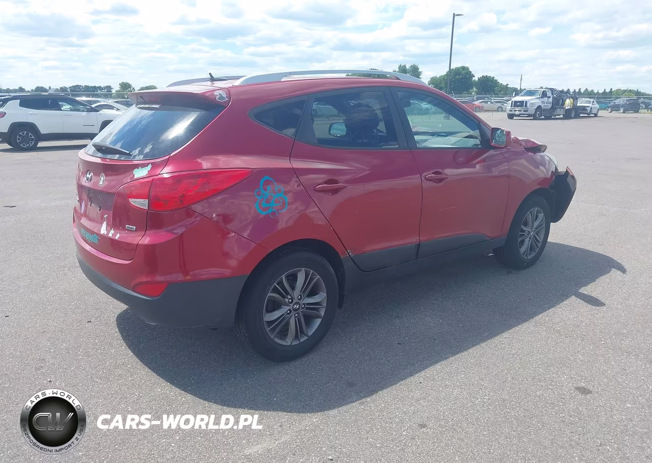 2014 Hyundai Tucson Se VIN:KM8JUCAG8EU915616 - 4
