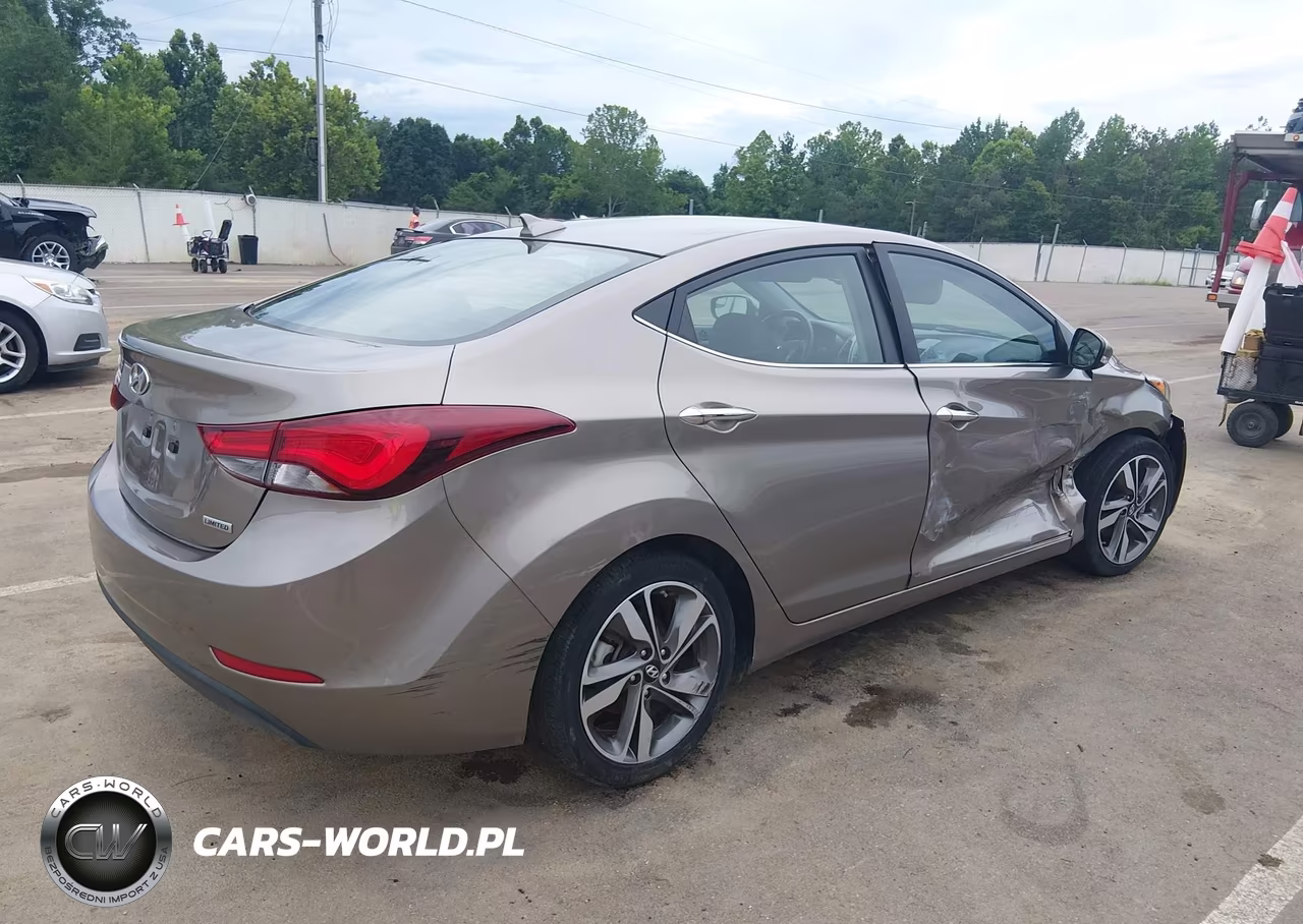 2014 Hyundai Elantra Limited VIN:5NPDH4AE9EH464104 - 4