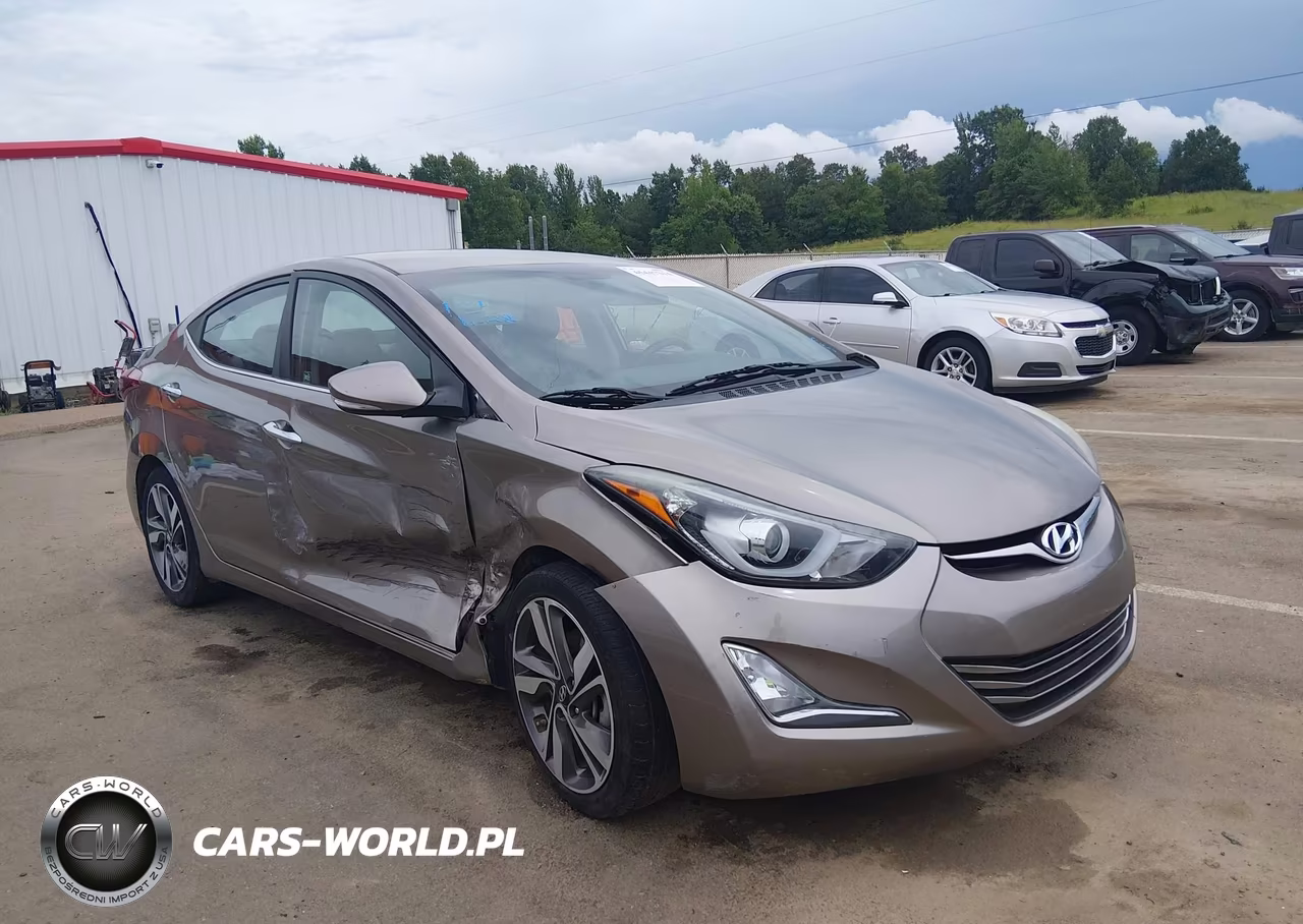 2014 Hyundai Elantra Limited VIN:5NPDH4AE9EH464104 - 6