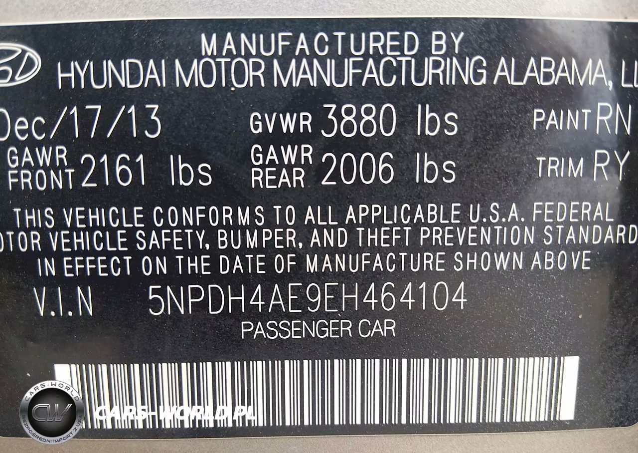 2014 Hyundai Elantra Limited VIN:5NPDH4AE9EH464104 - 9