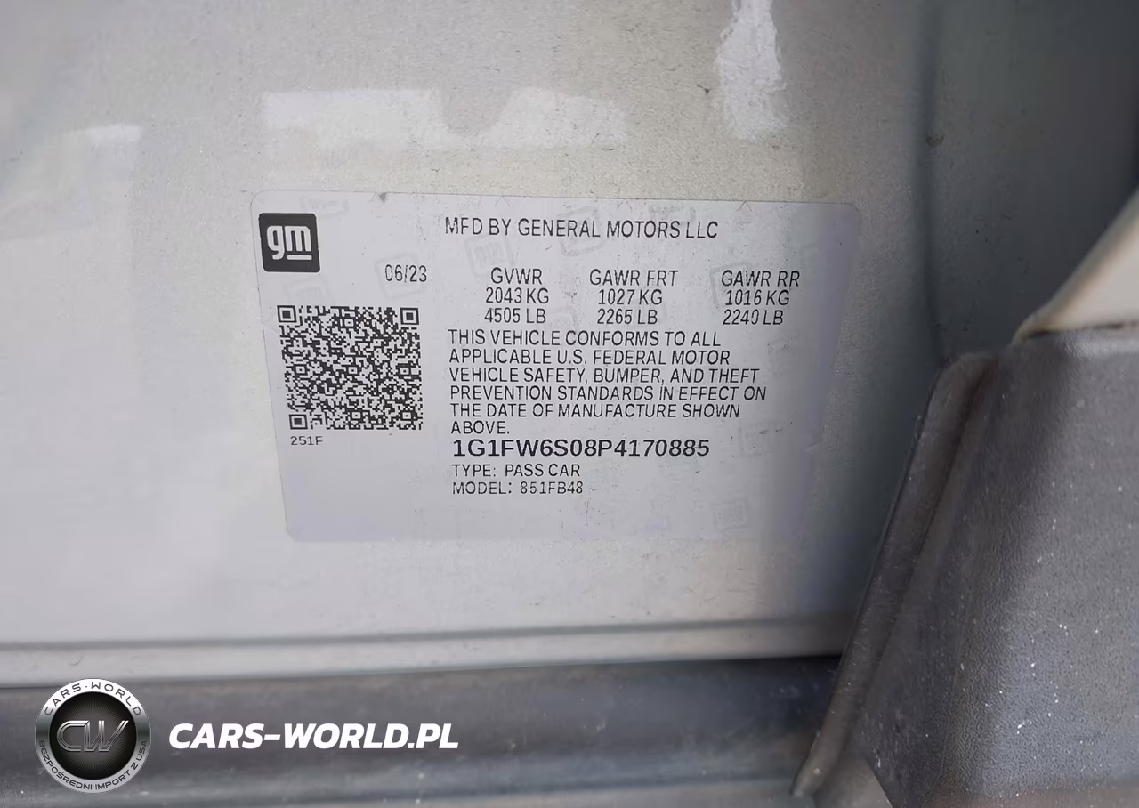 2023 Chevrolet Bolt Ev Fwd 1Lt VIN:1G1FW6S08P4170885 - 9