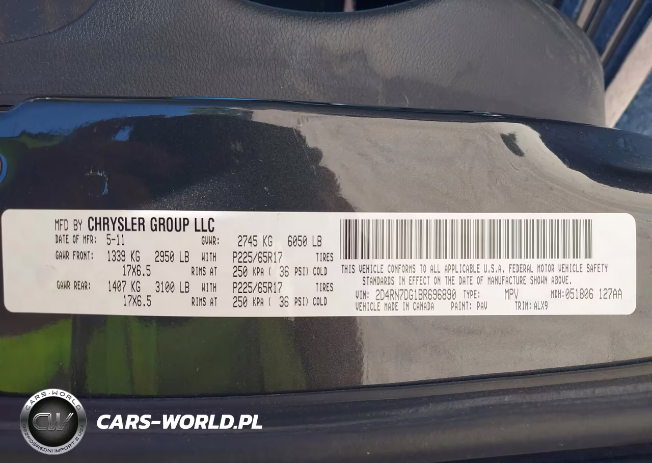 2011 Dodge Grand Caravan R-T VIN:2D4RN7DG1BR696890 - 9