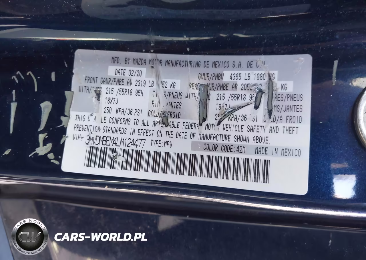 2020 Mazda Cx-30 Premium Package VIN:3MVDMBEM4LM124477 - 9