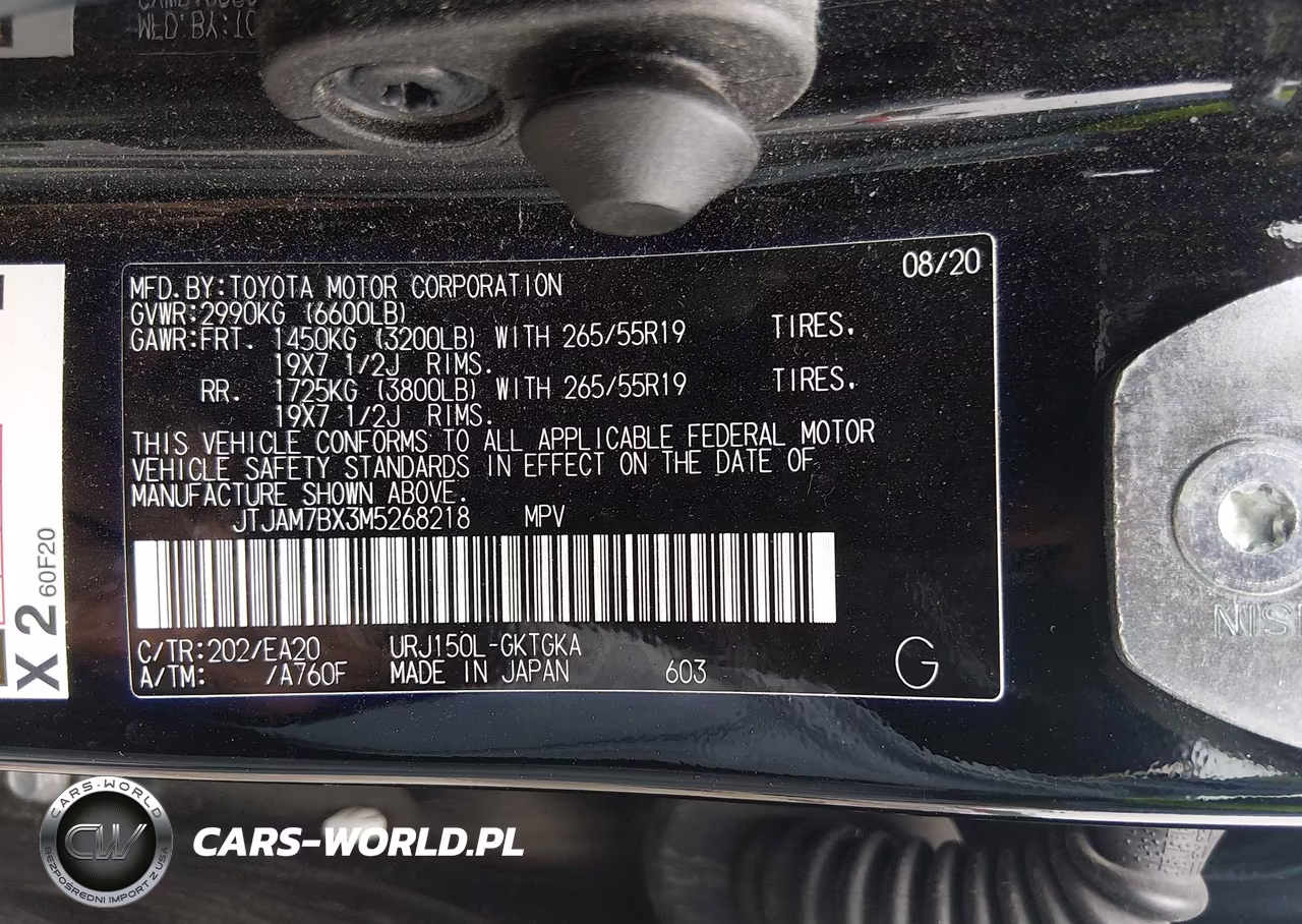 2021 Lexus Gx 460 Premium VIN:JTJAM7BX3M5268218 - 9