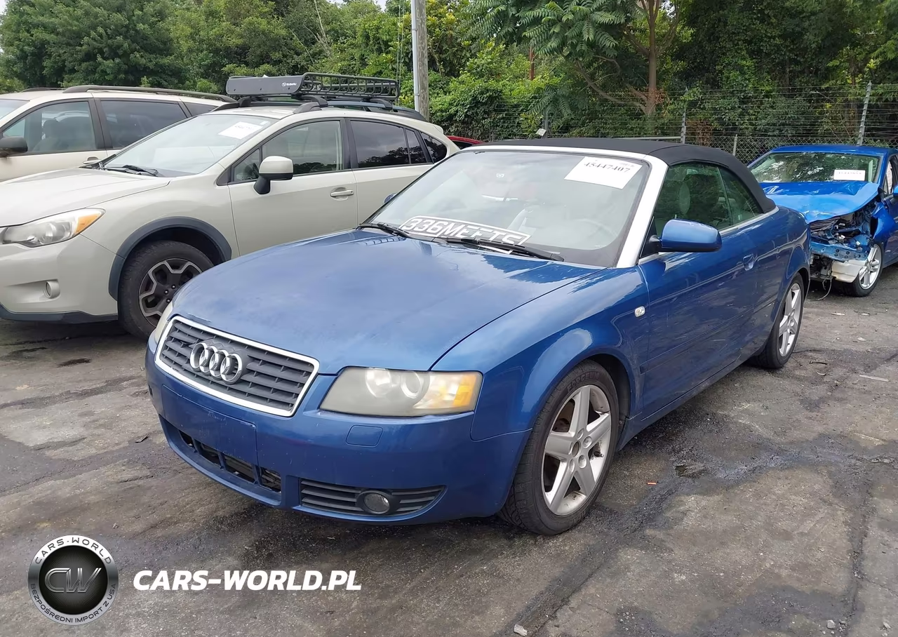 2003 Audi A4 3.0 VIN:WAUAT48H13K023547 - 2