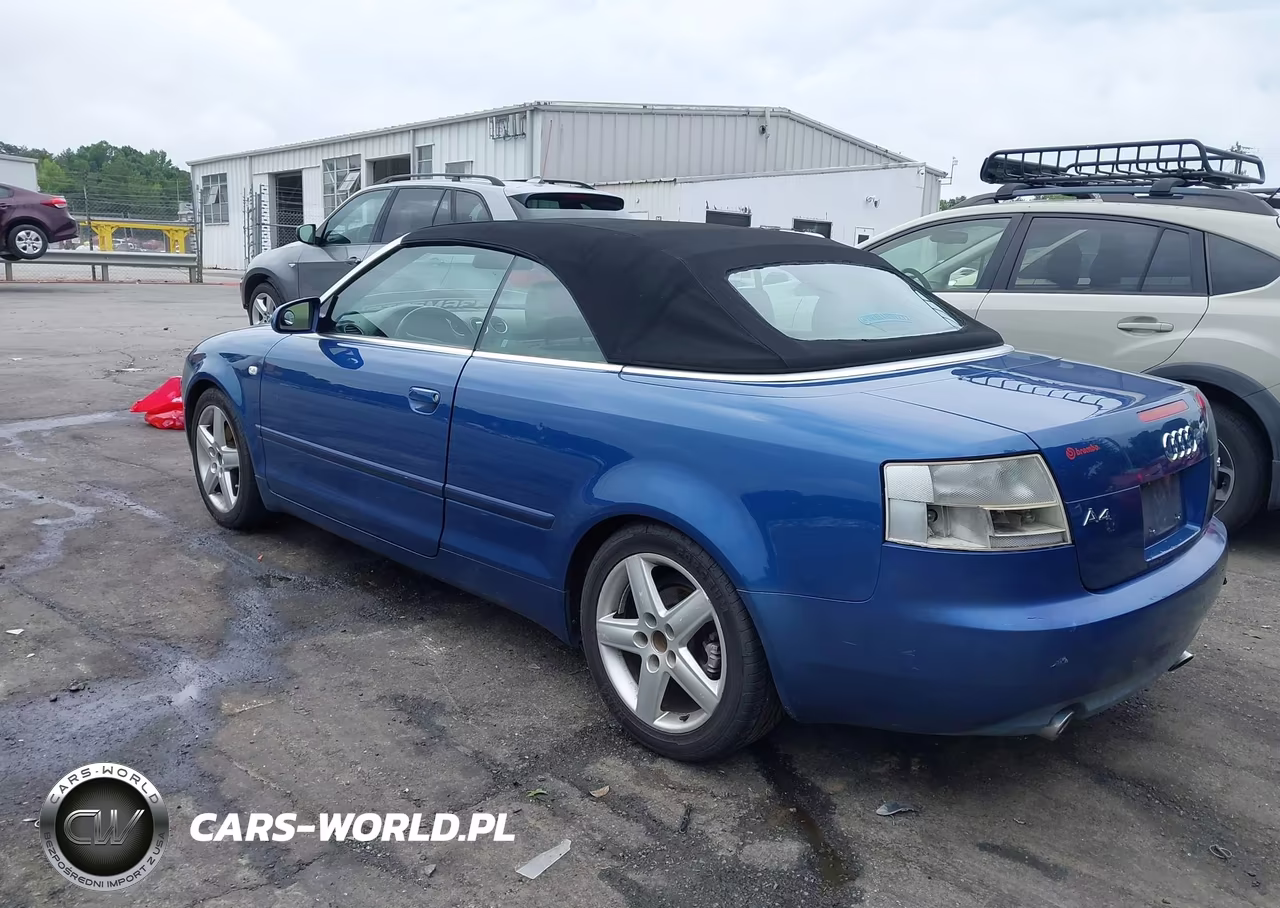 2003 Audi A4 3.0 VIN:WAUAT48H13K023547 - 3
